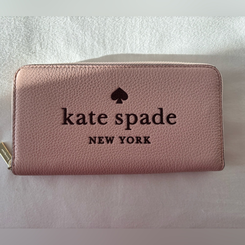 Kate Spade Ella Pink Zip Continental Wallet NWT